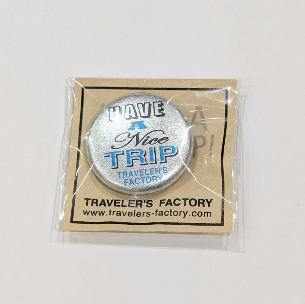 *Exclusive* Traveler's Factory Silver and Blue Button